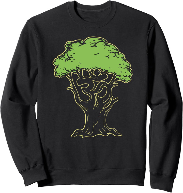 Om Baum Namaste Yoga und Meditation Hamsa Hand Geschenk Sweatshirt