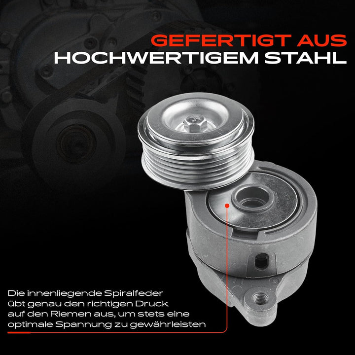 Frankberg Spannrolle Riemenspanner Kompatibel mit 3 BL 1.6L Benzin 2008-2014 3 Stufenheck BL 1.6L Be