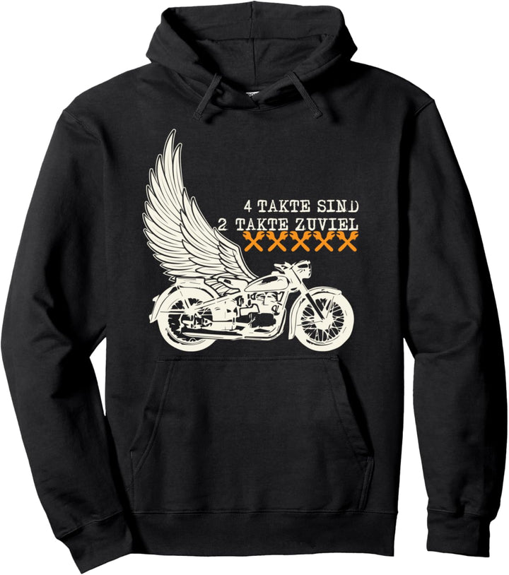 Zweitakt Oldtimer Moped Simson Awo Pullover Hoodie