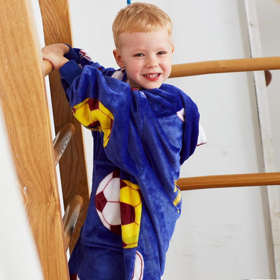 Catalonia Classy Kinder Hoodie Decke, übergrosse Kuschel Hoodie Kinder, Mädchen Jungen Kuschel Fleec