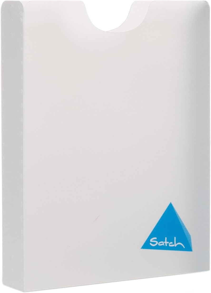 Satch Stylerbox Pack Gymbag Schlamperbox Heftebox Blue Triangle Transparent
