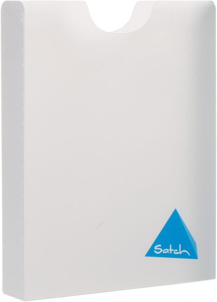 Satch Stylerbox Pack Gymbag Schlamperbox Heftebox Blue Triangle Transparent