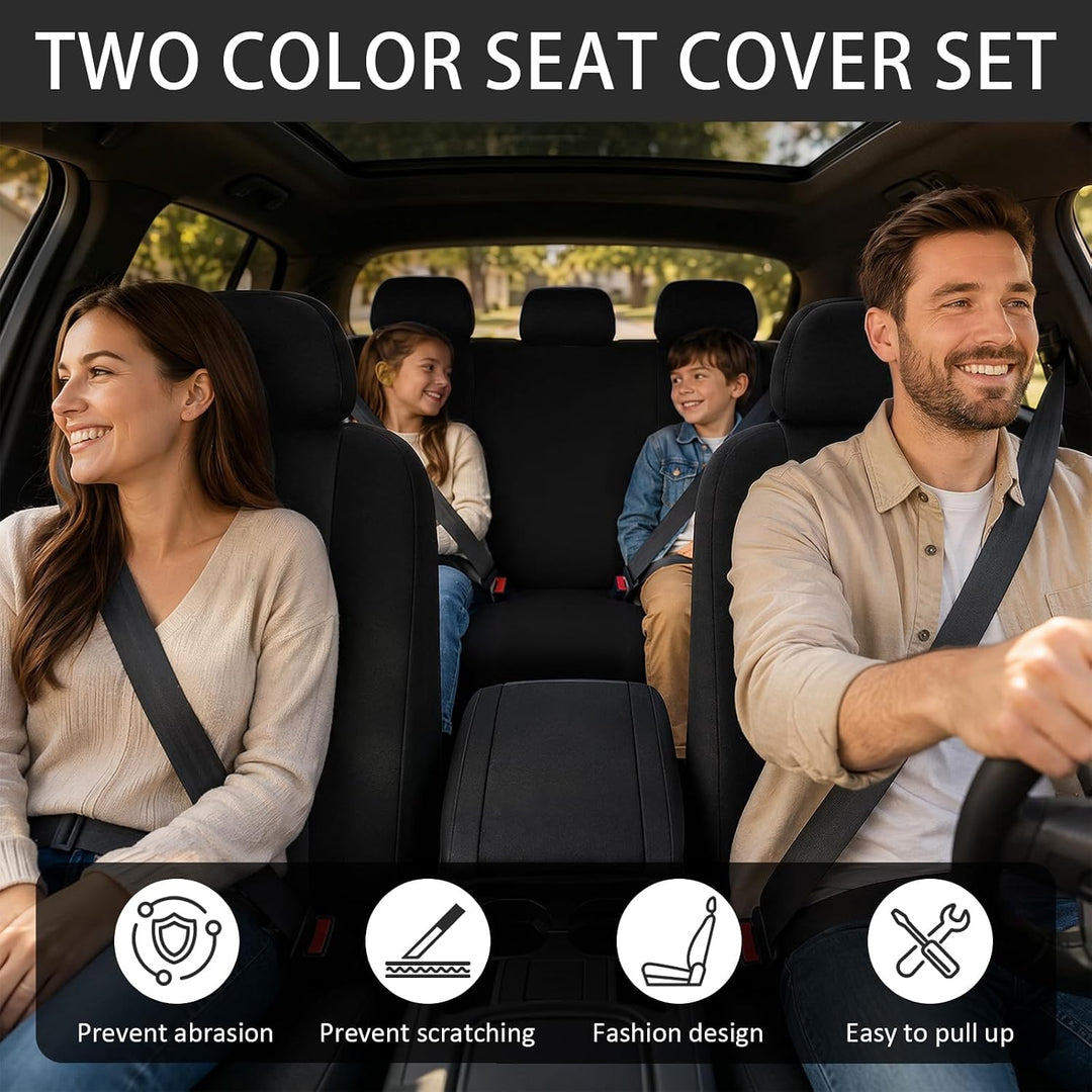 Universal Autositzbezüge Set, Autositzbezüge, Sitzbezüge Auto Für 5 Sitzer, Schonbezüge für Autositz