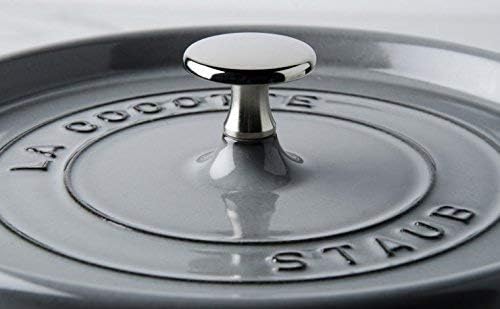 STAUB Gusseisen Bräter/Cocotte, Oval 23 cm, 2,35 L, Aromaregen Funktion, Für alle Herdarten geeignet