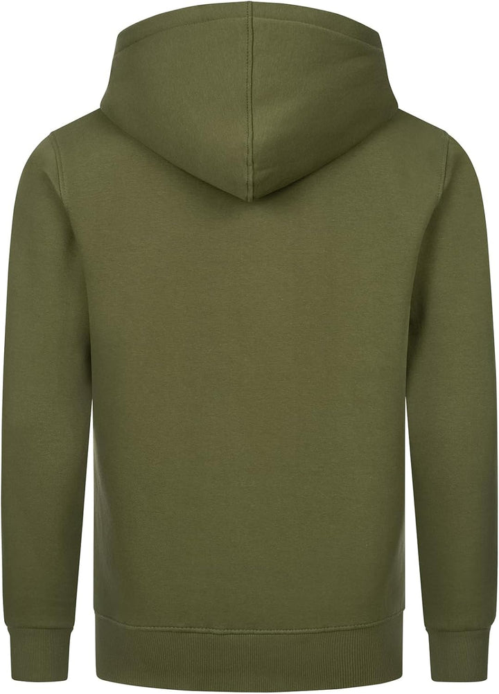 Rock Creek Herren Kapuzenpullover Jacke H-341 S Dunkelgrün, S Dunkelgrün