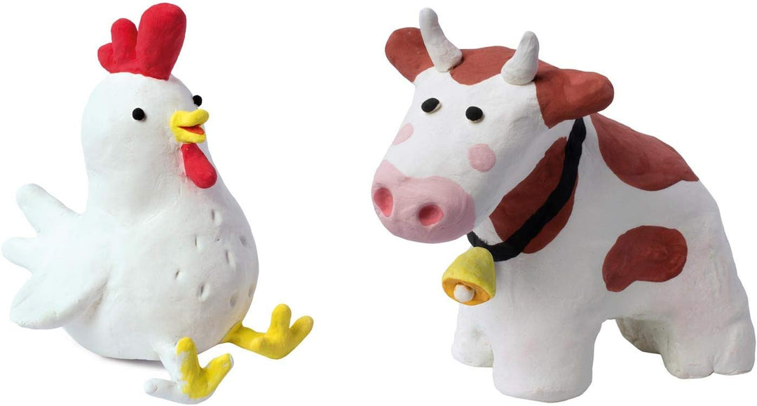 EBERHARD FABER 570103 - Modelliermasse lufttrocknend weiss, 3 kg EFA Plast Kids tonbasiert 3000 g We