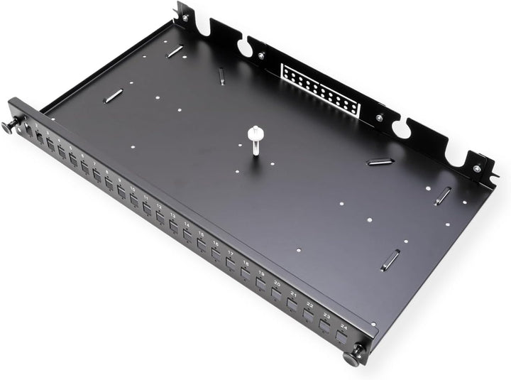VALUE 19"-Spleissbox leer 1 HE, ausziehbar, 24x SC SX/LC DX