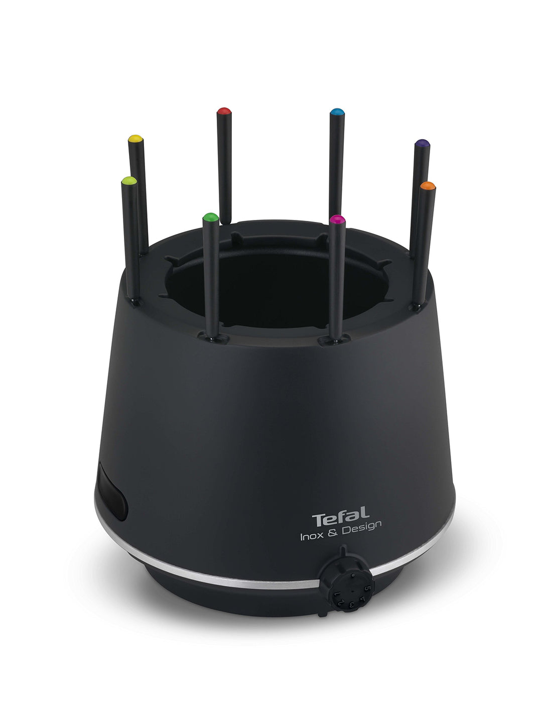 Tefal EF256812 Fondue aus Edelstahl &amp; Design mit isolierender Wand, 8 Gabeln, spülmaschinenfest und