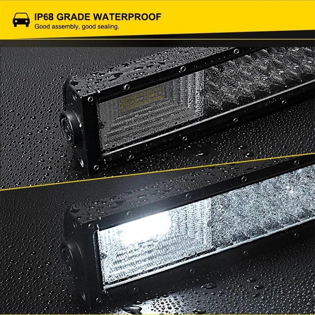 Boncak 22 Zoll 270W Dreireihiger LED LICHTLEISTE 7D Arbeitsscheinwerfer Zusatzscheinwerfer LED Light