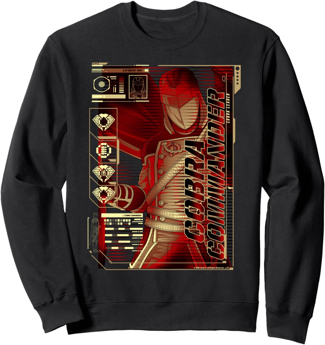 G.I. Joe Cobra Commander Leader Schematic Profile Sweatshirt