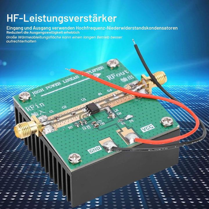 RF2126 HF-Leistungsverstärker 400-2700 MHz 2,4 GHz 1 W Verstärker mit Kühlkörper
