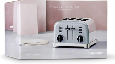 Cuisinart CPT180GE Style Collection 4-Schlitze-Toaster, Edelstahl, helles Pistaziengrün Green, Green