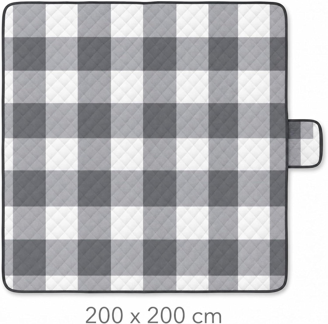 CNMTCCO Picknickdecke 200x200 cm - Extra Grosse Stranddecke Wasserabweisend & Sandfrei, Faltbare Out