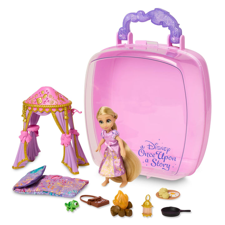 Disney Store Offizielles Rapunzel Minipuppen-Spielset, Rapunzel – Neu verföhnt, Once Upon a Story Ko