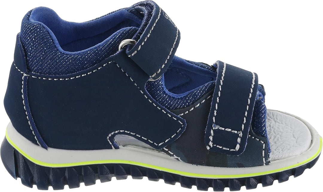 PRIMIGI Baby-Jungen Sixus Sandale 19 EU Avio Denim, 19 EU Avio Denim