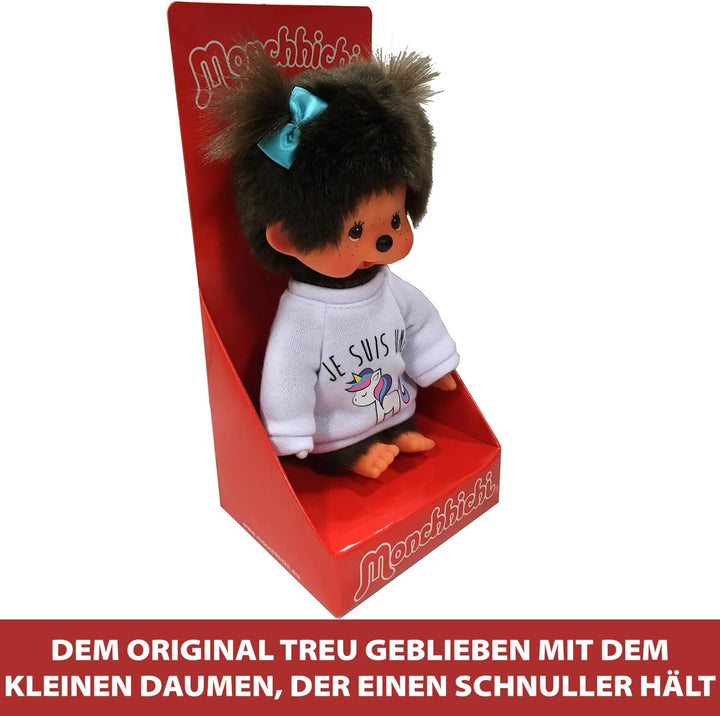 Bandai CPDO151 Monchhichi Sweatshirt Tendance, farblich sortiert, Mehrfarbig