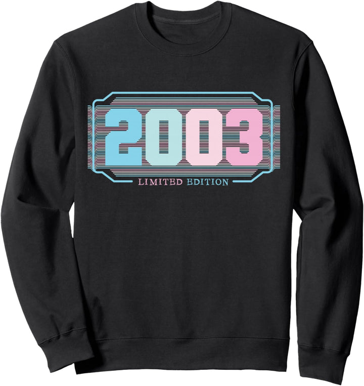 21. Geburtstag Mann Frau 21 Jahre 2003 Deko Lustig Geschenk Sweatshirt