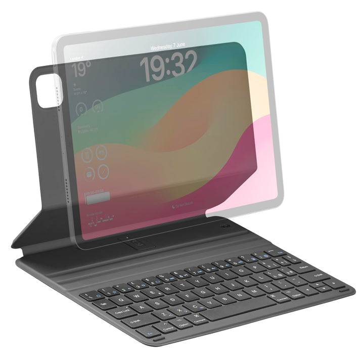 cellularline Schutzhülle Keyboard Case mit integrierter kabelloser Tastatur, italienisches QWERTY-La