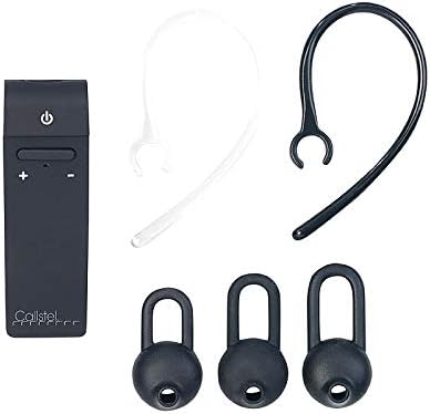 Callstel Sprachübersetzer: 2in1-Live-Übersetzer und In-Ear-Mono-Headset, kabellos, Bluetooth, App (T