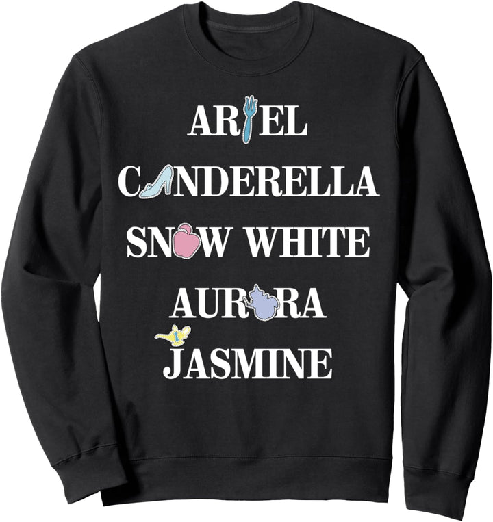 Disney Princess Stitch Patch Name Stack Sweatshirt