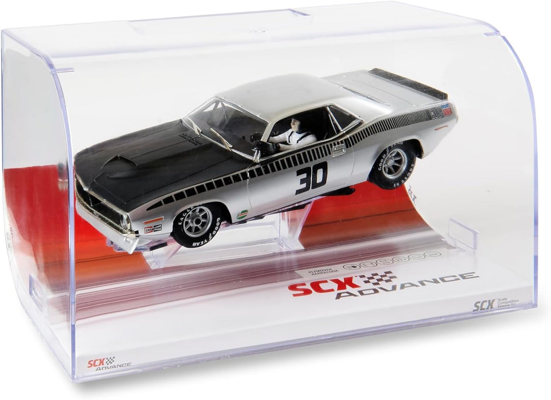 SCX - Rennfahrzeug Advance - Slotcar, Massstab 1:32 (Cuda-Silver), Cuda-Silver