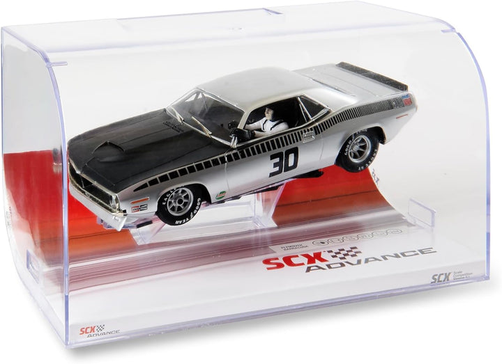 SCX - Rennfahrzeug Advance - Slotcar, Massstab 1:32 (Cuda-Silver), Cuda-Silver
