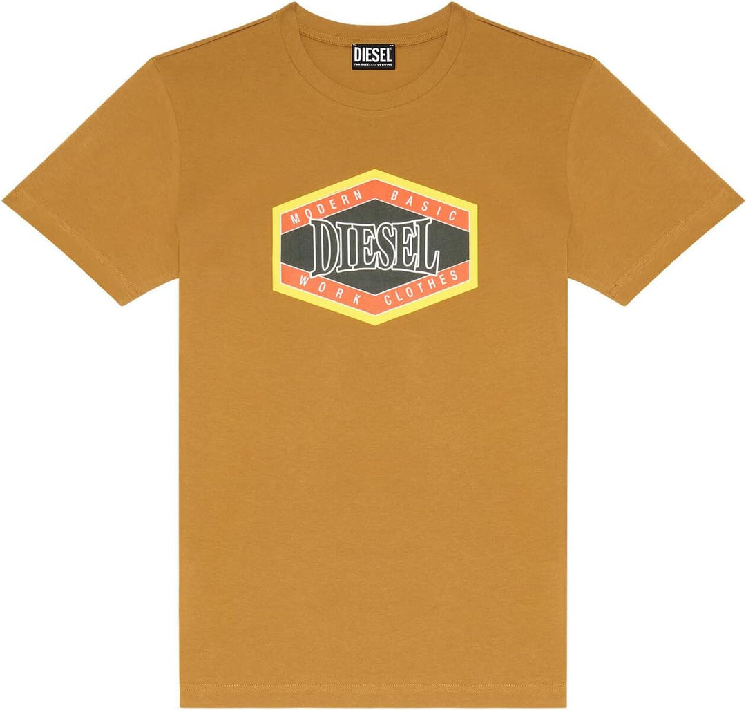 Diesel Herren T-Shirt XXS 5 Q-0 Grad, XXS 5 Q-0 Grad