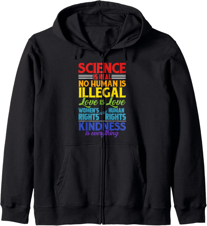 Humankind awareness Science human rights Education Kapuzenjacke