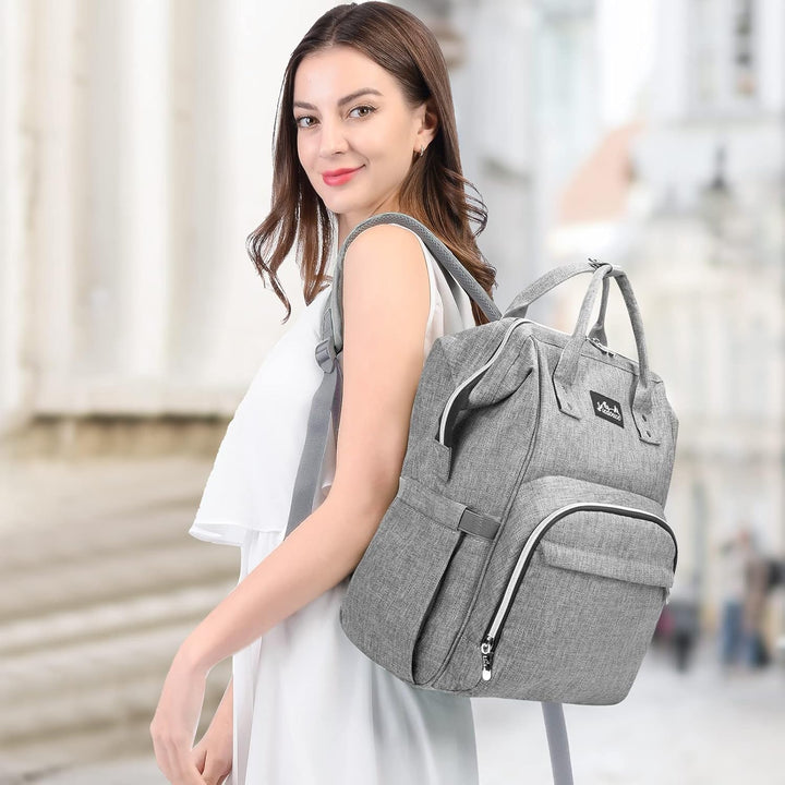 Viedouce Baby Wickelrucksack Wickeltasche Babytasche,Wasserdicht Oxford Grosse Kapazität für ausgehe