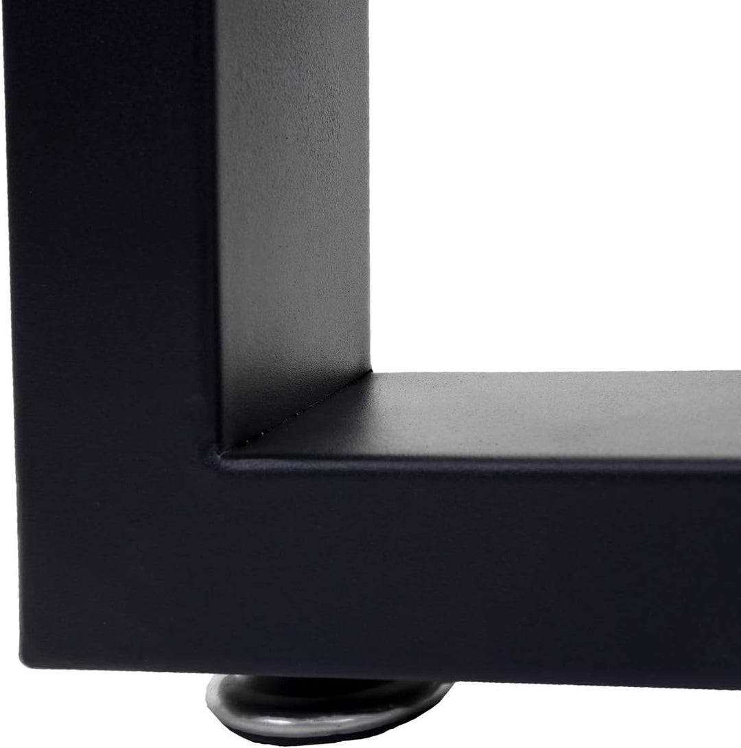 Mendler 2er-Set Tischbein HWC-H33, für Couchtisch Sitzbank Tischgestell Tischkufe, Industrial 37x40c