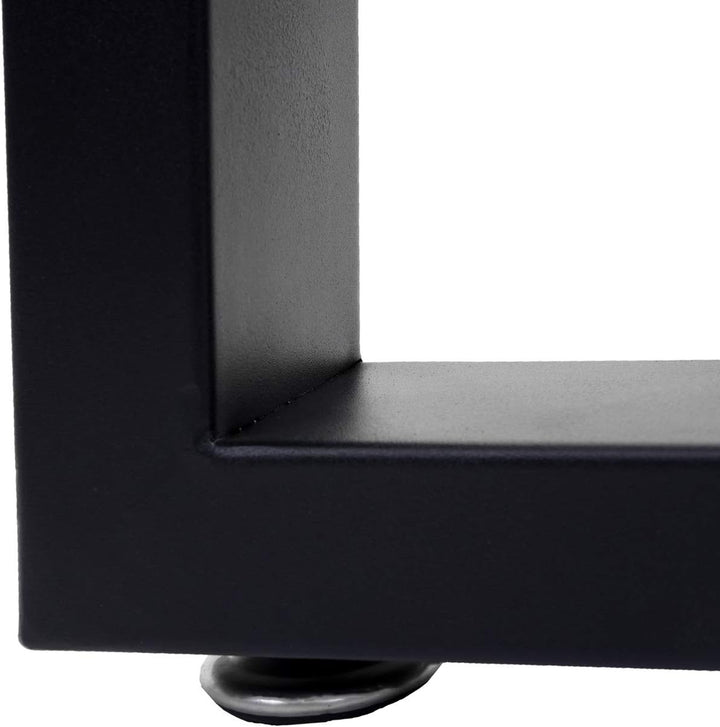 Mendler 2er-Set Tischbein HWC-H33, für Couchtisch Sitzbank Tischgestell Tischkufe, Industrial 37x40c