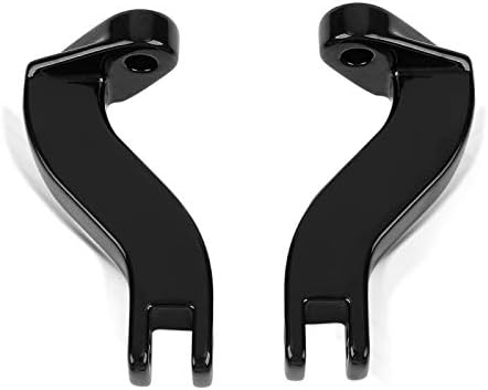 Sozius Fussrasten-Halter für Harley Davidson Street Glide Special 15-23 schwarz