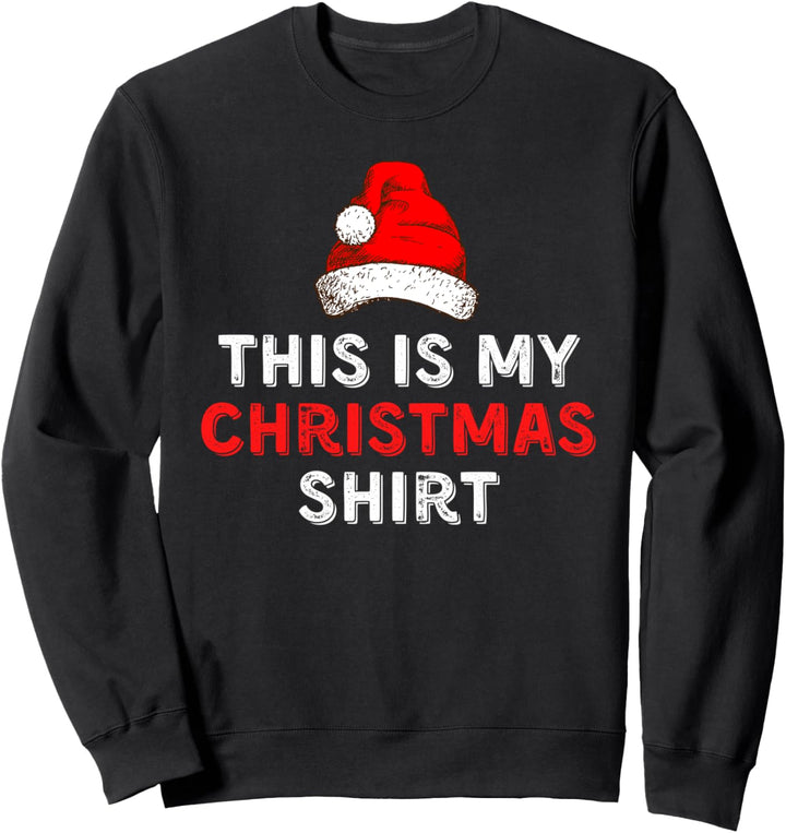 Witzige hässliche Weihnachtsmann Spruch Zitat Sweatshirt