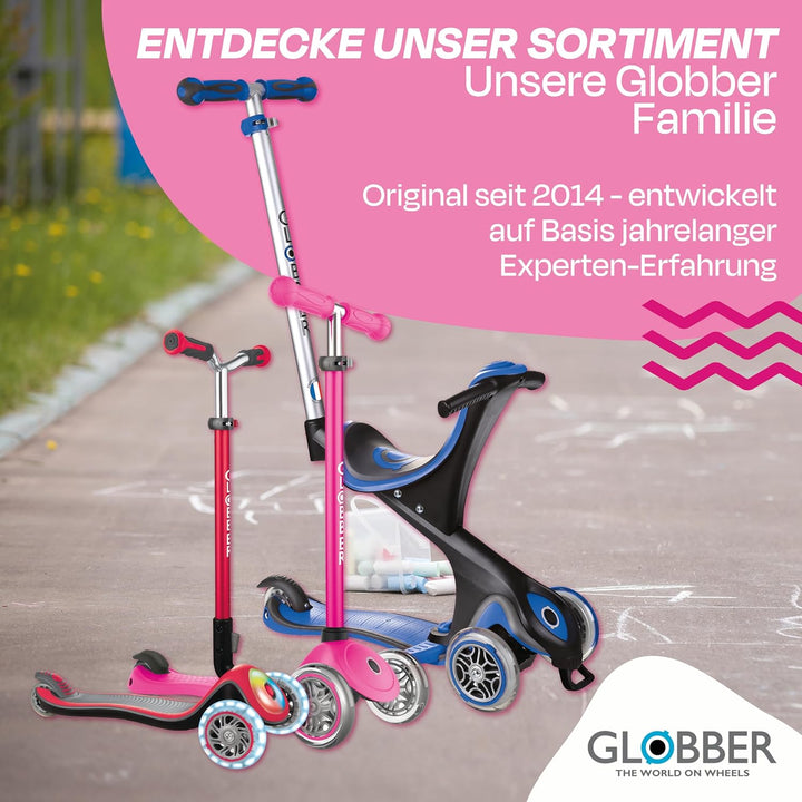 GLOBBER NL 205 Roller – Tretroller Kinder ab 6 Jahre, Teens und Erwachsene - Scooter 205 mm - ABEC 7