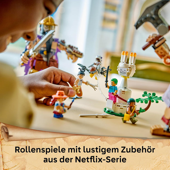 LEGO ONE PIECE Woogey vs. Boogey - Riesen von Little Garden - Interaktives Spielzeug mit 2 Actionfig