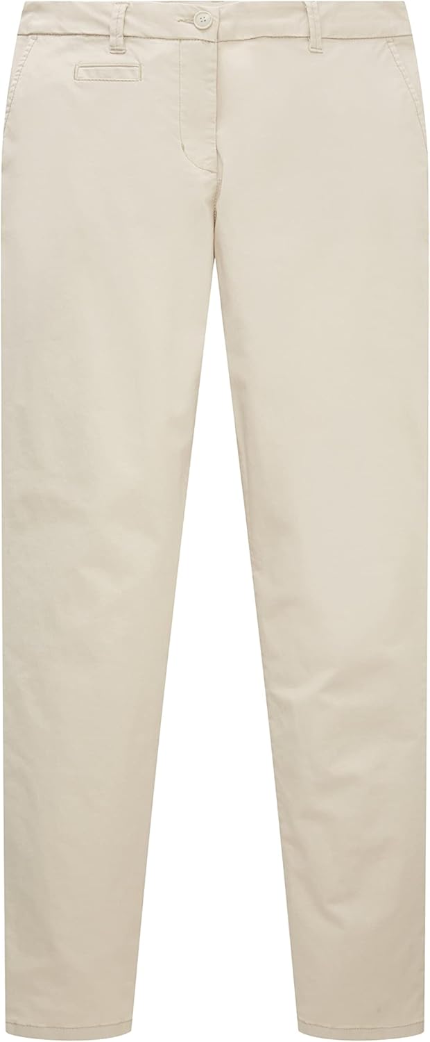 TOM TAILOR Damen Chino Slim Fit Hose 32W / 30L 12365 - Dusty Beige, 32W / 30L 12365 - Dusty Beige