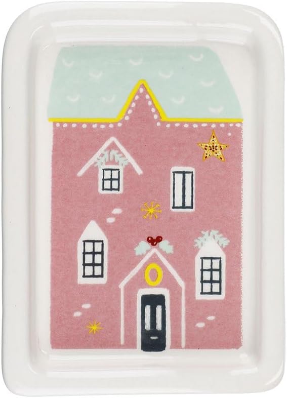 Kitchen Craft KCXMNUTDIP3PC KitchenCraft The Nussknacker-Kollektion Keramik-Teller-Set, 3-teilig, in