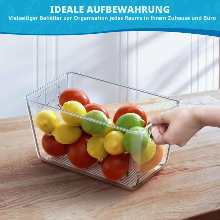 Kühlschrank Organizer Set, Küchen Organizer, Aufbewahrung Boxen für Kühlschrank, Schrank, Speisekamm