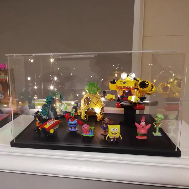 Acryl Vitrine Schaukasten 3mm Transparente Acrylbox Präsentationsbox für Funko Pop Figuren, Miniatur