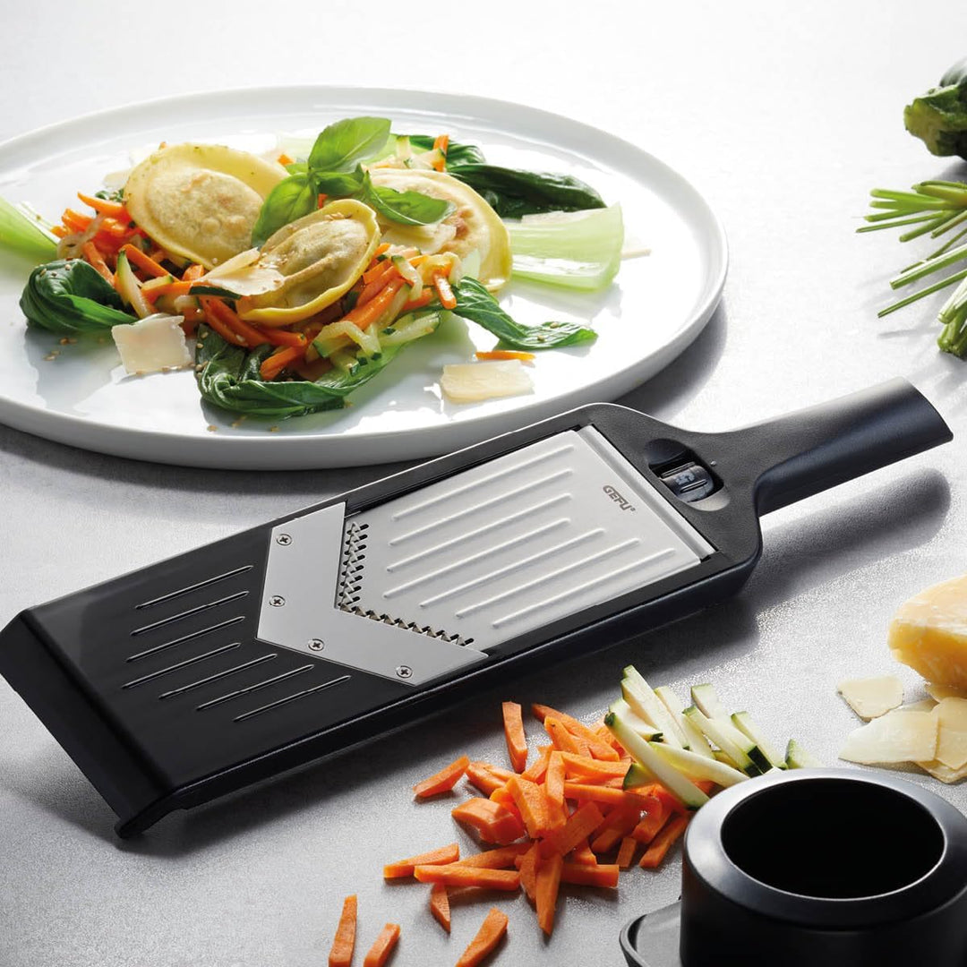 GEFU 50441 V-Hobel Julienne VIOLI 2.0 - für perfekte Obst- & Gemüsescheiben sowie Juliennestreifen 3