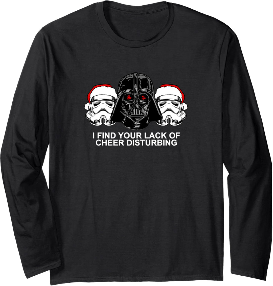 Star Wars Vader Troopers Lack Of Cheer Christmas Langarmshirt