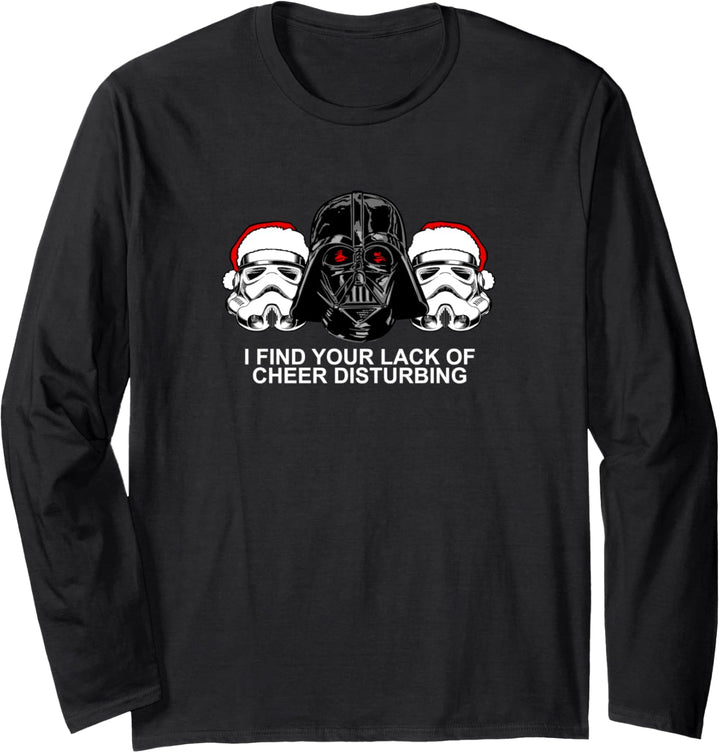 Star Wars Vader Troopers Lack Of Cheer Christmas Langarmshirt