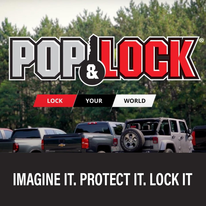 POP & LOCK Manuelles Heckklappenschloss für Dodge Ram 1500, 2500 und 3500, passend für 2002 bis 2008