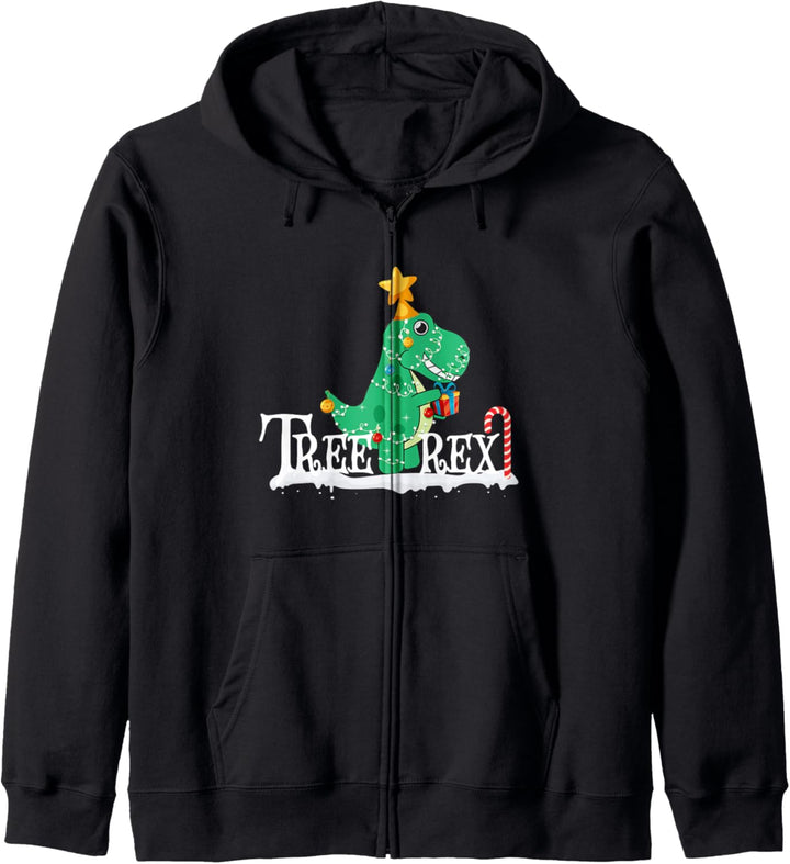 Lustiger Dinosaurier T-Rex Weihnachtsbaum Rex Kapuzenjacke
