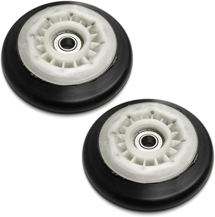 VIOKS 2x Laufrolle für Trommel Ersatz für LG AGM75510754 Trommelrad Trommelrolle Rad mit innenliegen