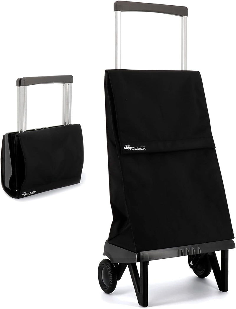 Rolser 40094 Einkaufsrollwagen Plegamatic schwarz, Schwarz