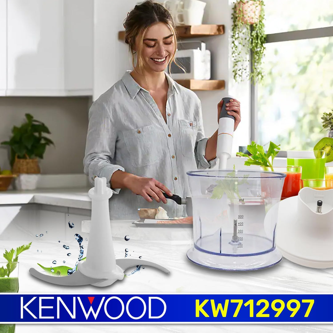 MONTERAL Messer für Zerkleinerungs Elektrische Stabmixer 500 ml mit Originalcode KW712997 für Kenwoo