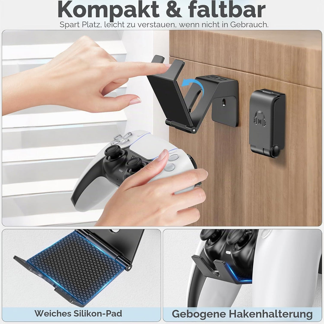 OIVO ControllerWandhalterung für PS3PS4PS5Xbox 360Xbox OneSXEliteSeries SSeries X Controller, Pro Co