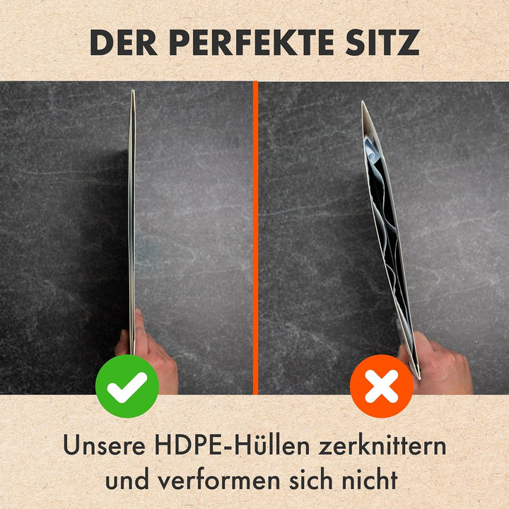 50x 12 Innenhüllen Für LP Schallplatten | Audiophile 12 Zoll Antistatische Gefüttert Vinyl Schutzhül