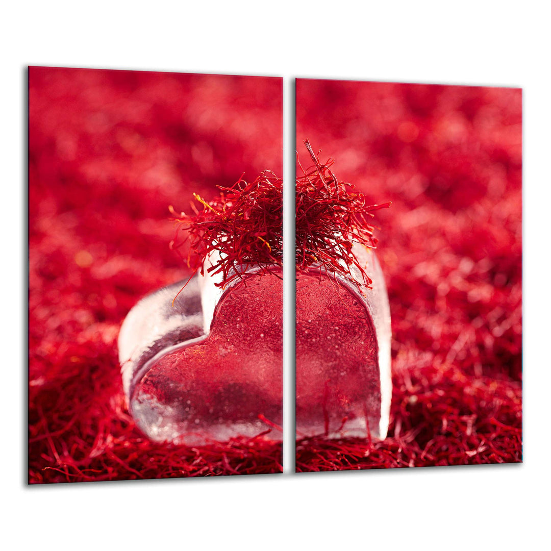 TMK ArtDeko Herdabdeckplatte 2 Teilig 2x30x52 cm - Spritzschutz Herdabdeckung – Herdschutz aus Siche